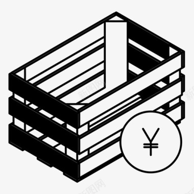 深蓝色的工具箱工具箱结帐交货图标图标