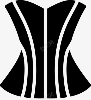 女装banner紧身胸衣服装时尚图标图标