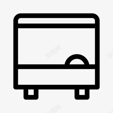通勤公共汽车通勤mta图标图标