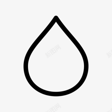 水水滴液体图标图标