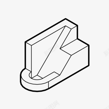 画法几何模型建筑形式图标图标