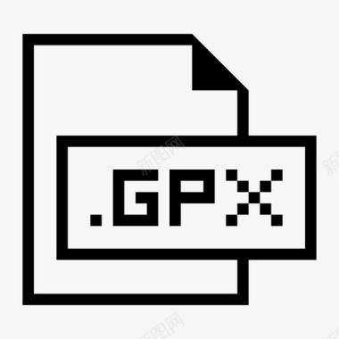 PDF文件格式gpx文件扩展名格式图标图标