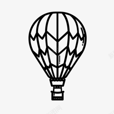 热气球火飞图标图标