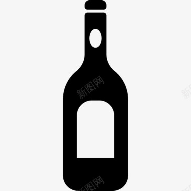 酒瓶酒瓶食品超市图标图标