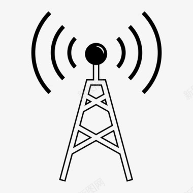 无线电无线电塔无线电发射塔图标图标