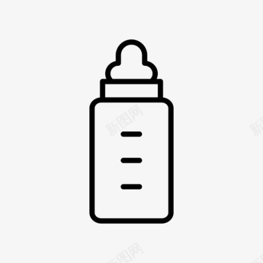 婴儿奶瓶婴儿奶图标图标