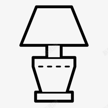 灯具床头灯家具图标图标