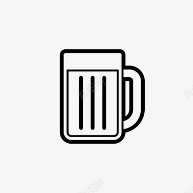 夏日饮料喝啤酒饮料图标图标