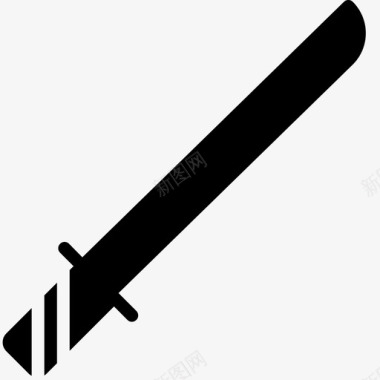 武士刀防御武士图标图标