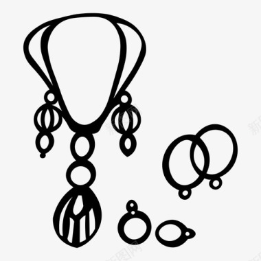吊坠项链采购产品珠宝套装珠宝套装配件图标图标