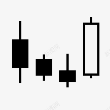 股票烛台图金融高点图标图标