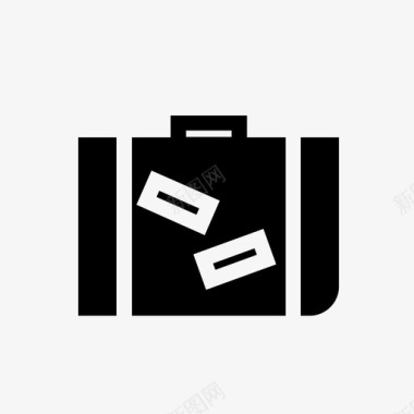旅行箱行李旅行图标图标