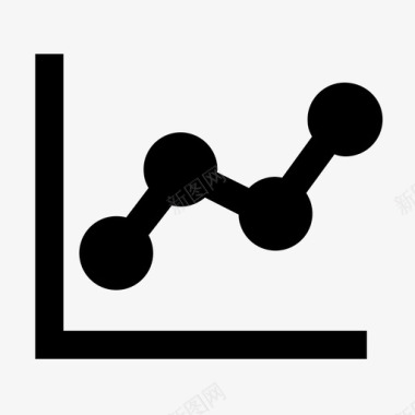 冷饮图形折线图图形图标图标