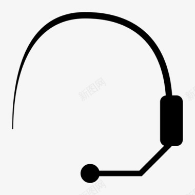 服务耳机通话呼叫中心图标图标