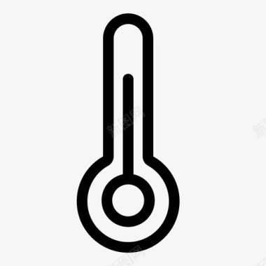 温度计温度计刻度生病图标图标