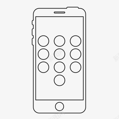 手机当当应用手机应用程序拨号板iphone图标图标