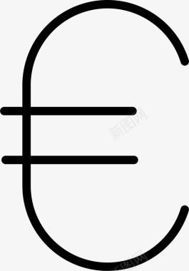 火焰欧元图标欧元支付金融图标图标