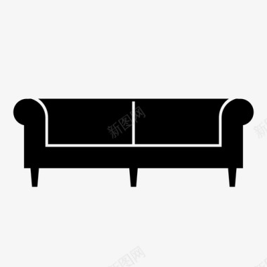 现代沙发家具座椅图标图标