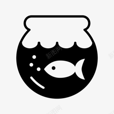 鱼缸宠物宠物店图标图标