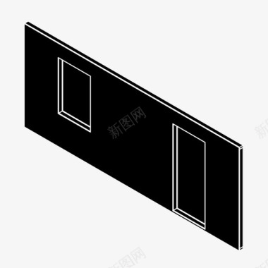 门窗矢量图开口建筑组成建筑图标图标