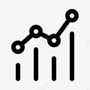 图表直方图统计图标图标