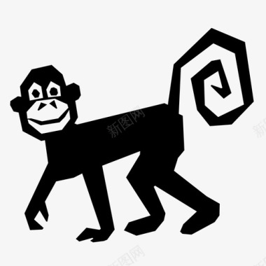 动物猴子动物猿图标图标