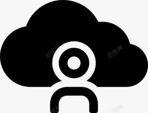 存储云存储头像计算图标图标