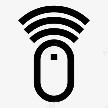 WiFi无线WiFi网络无线鼠标蓝牙设备图标图标