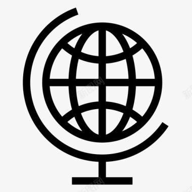 全球地球互联网图标图标