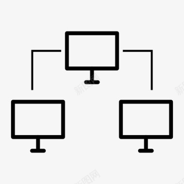 养老服务网络计算机网络因特网图标图标