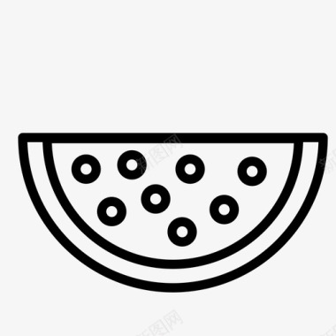 西瓜西瓜食物水果图标图标