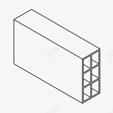 陶瓷煲砖建筑陶瓷块图标图标