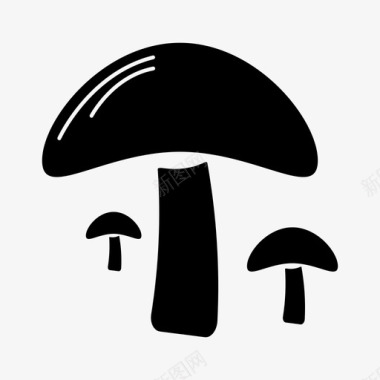 蘑菇美味食物图标图标