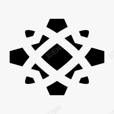 游戏标志图案伊斯兰图案阿拉伯花纹艺术图标图标