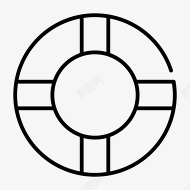 救生圈矢量图救生圈救生圈环用户界面间隙好图标图标
