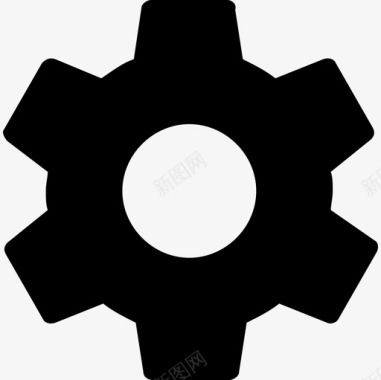 材质背景设置齿轮按钮材质单色图标图标