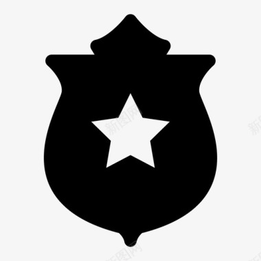 警徽警察警队图标图标