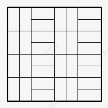 砌砖建筑图案图标图标