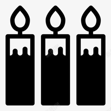 蜡烛蜡烛复活节ii图标图标