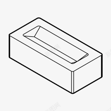 包块砖建筑陶瓷块图标图标