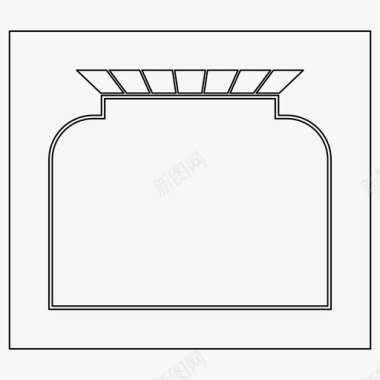 拱门素材拱门建筑历史图标图标