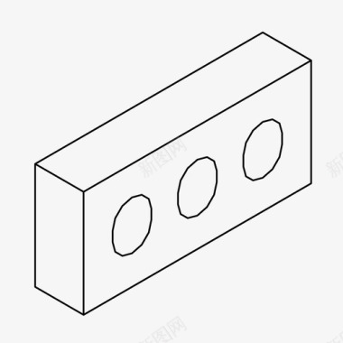 堆砌的砖图片砖建筑陶瓷块图标图标