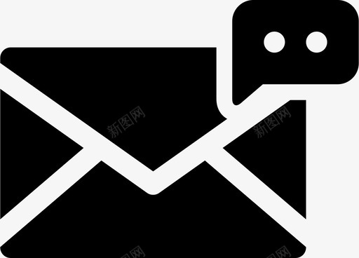 邮件信息邮箱信封评论电子邮件图标图标
