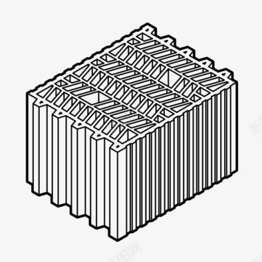 砖铺装砖建筑陶瓷块图标图标