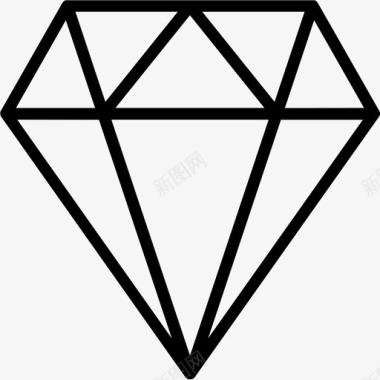 钻石宝石金融支付图标图标