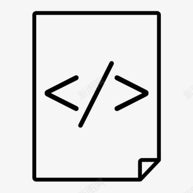 HTML5代码文档html代码编码文档图标图标