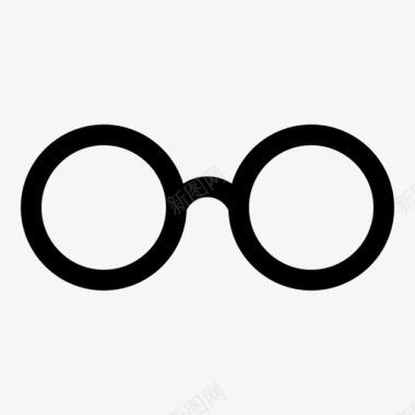 护目镜护目镜眼镜哈利波特图标图标
