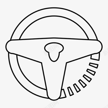 汽车下载方向盘汽车驱动器图标图标