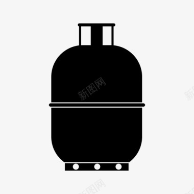 丙烷罐气瓶家用图标图标