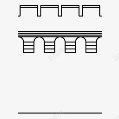 墙片建筑城堡图案图标图标